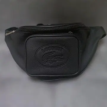 LACOSTE 블랙 바디백 파우치