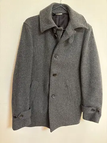 에디피스 그레이 스텐카라 코트 울 혼방