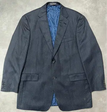 고급스러움 타미힐피거 테일러드 자켓 스트라이프 패턴 울100%