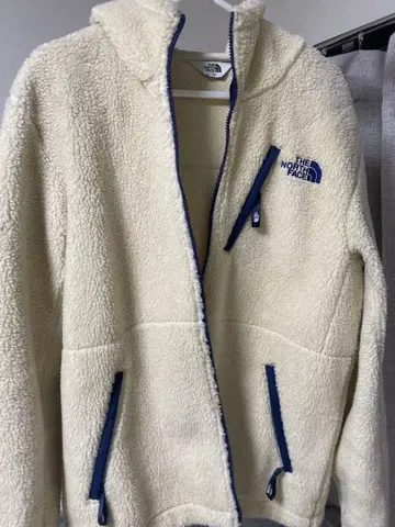 THE NORTH FACE 플리스 자켓 크림 아이보리 화이트