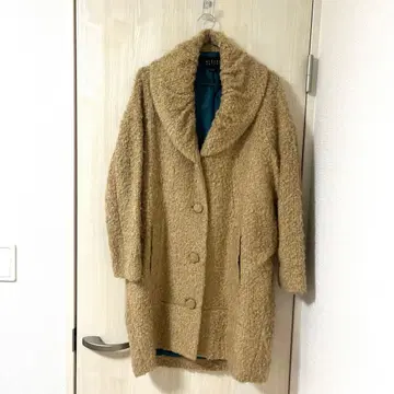 아츠로 우타야마 푸들 얀 롱 코트 used