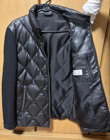 [ 최고급 양가죽 ] High Street 하이스트릿 가죽 다운 자켓