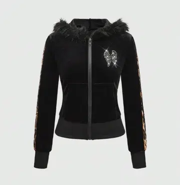 레오파드 무늬 y2k 갸루 상의