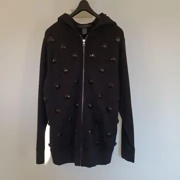 MARC JACOBS 블랙 니트 후드티 XS