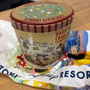 디즈니 초콜릿 크런치 크리스마스 틴 미키