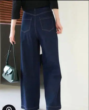 로페피크닉 [ 허리 혁명 데님 ] 허리 쉐이프 데님 와이드 팬츠