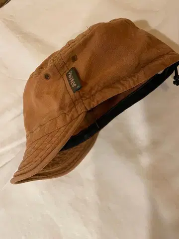 phatee HALF CAP HEMP 브라운 얇은 소재 조정 가능 캡