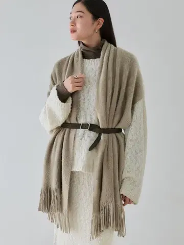 [ 새상품 ] crewre 크루레 모이스트 터치 볼륨 스톨 [ 완판템 ]