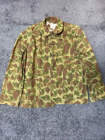 카모 무늬 긴팔 셔츠 밀리터리 M