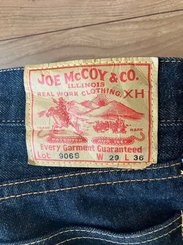 JOE McCOY & CO. 스트레이트 데님 906S W29 L36