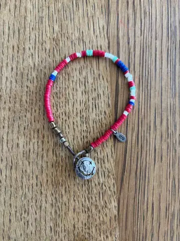 amp japan 앤티크 컬러풀 비즈 팔찌