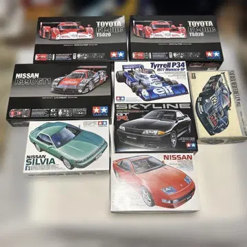 타미야 자동차 프라모델 7대 세트 덤 포함