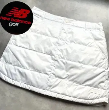 뉴발란스골프 다운 스커트 겨울 방한 1 화이트