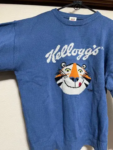 Kellogg's 호랑이 캐릭터 니트 스웨터