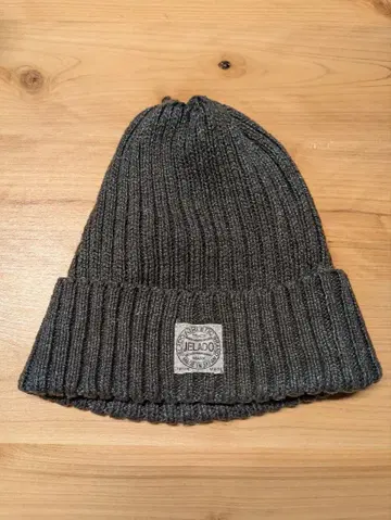 JELADO 니트 모자 그레이