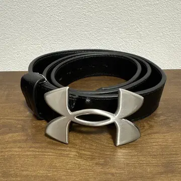 언더아머 블랙 가죽 벨트