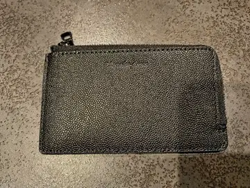 가죽제 블랙 카드 케이스 새상품