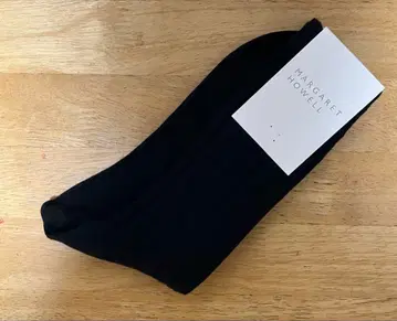 [ 익명 배송 ] [ 미사용 새상품 ] 마가렛호웰 코튼 삭스 블랙