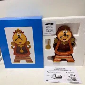 Disney 디즈니랜드 미녀와 야수 코그스워스 시계 심플 새상품급