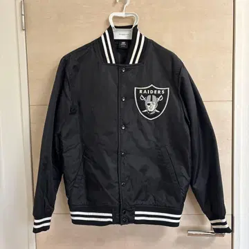 RAIDERS 바시티 자켓 블루종