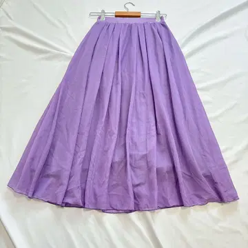 어반 리서치 로쏘 플레어 롱 스커트 퍼플 라벤더