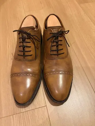 새상품급 리갈 남성용 가죽 비즈니스 슈즈 24cm 브라운