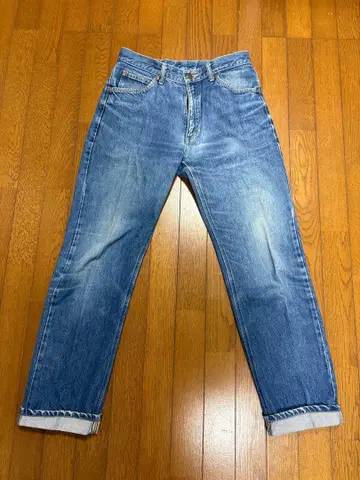 리 스트레이트 데님 블루