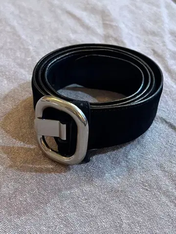 판매 종료품! theshishikui 시시쿠이 스웨이드 벨트 블랙