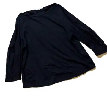 언타이틀 어깨 드롭 소프트 내추럴 티셔츠 2