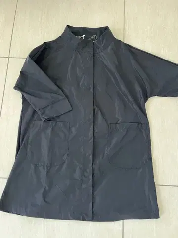 ANNA BASSANI 트렌치코트 38 네이비 택 포함