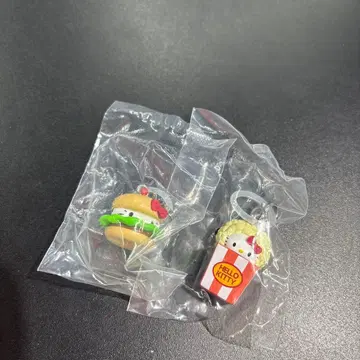 헬로키티 아메리칸 디자인 메지루시 액세서리 햄버거 팝콘