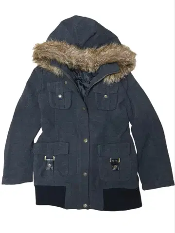 퍼 자켓 그레이 미들 기장