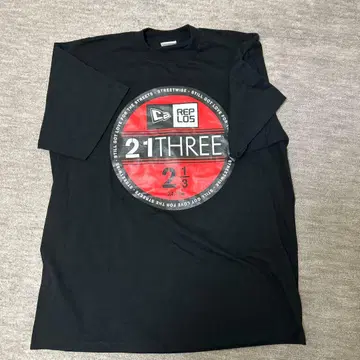 REPLLOS 21THREE 블랙 T셔츠