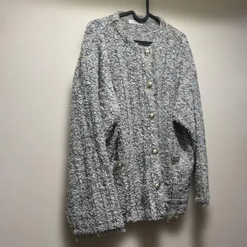 택 없음 미사용 새상품급 프릭스스토어 노카라 자켓 그레이 계열