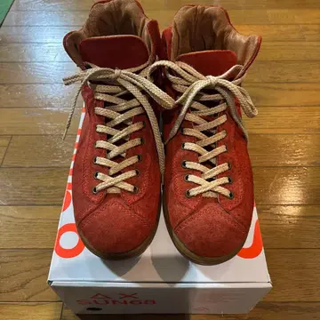 카바레레스코 CAVALLERESCO 남성용 스웨이드 부츠 레드