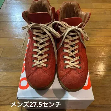 카바레레스코 CAVALLERESCO 남성용 스웨이드 부츠 레드