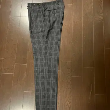 PT01 그레이 스트라이프 x 체크 슬랙스 46