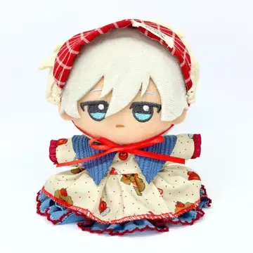 10~12cm 사과 패턴 빨간 망토 봉제 인형 옷 SD 인형 옷