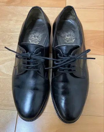 Pratic 프랑스군 가죽 신발 블랙 size 36 VINTAGE