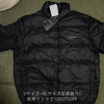 thisisneverthat 다운 자켓 블랙 S