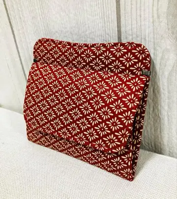 미사용 인덴야 동전 지갑 코인 케이스 카드 케이스 일본제