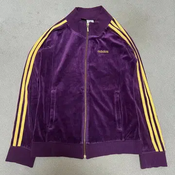 00s 아디다스 벨로아 트랙 자켓 저리 보라색 M