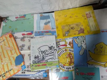 제일복권 톰과 제리 타월 컬렉션 복조리 파우치 지퍼백 세트