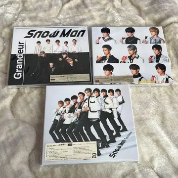 Snow Man Grandeur 앨범 세트 초회반 A, B, 일반ver