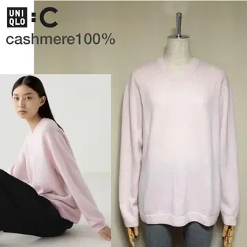 UNIQLO:C 2024 정가 1.3만 캐시미어 릴랙스 V넥 스웨터