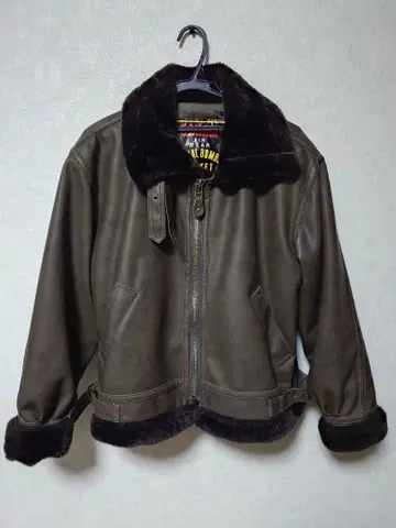 GARAM 봄버 자켓 플라이트 자켓 퍼 포함 남성용 M