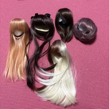 인형 가발 5개 세트 SDM 7~8인치 volks제 포함