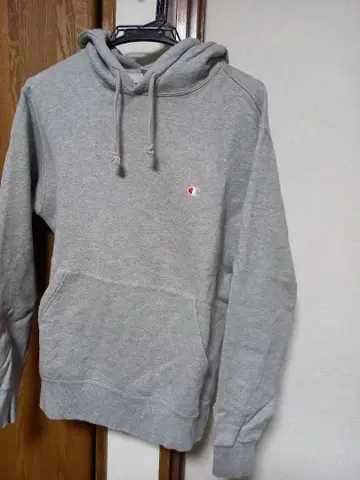 챔피온 후드티 L 사이즈 그레이 베이직