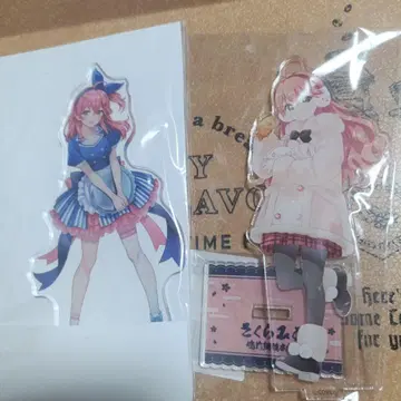 사쿠라미코 콜라보 아크릴 스탠드 세트