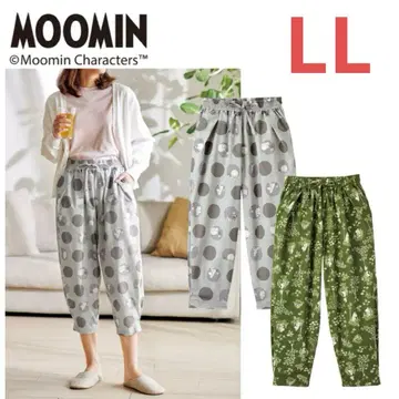 LL 사이즈 무민 몽페 팬츠 2 패턴 세트